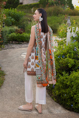 UAE-3 PIece Printed Lawn Suit