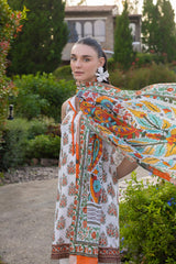 UAE-3 PIece Printed Lawn Suit