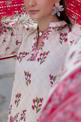 UAE-3 PIece Printed Lawn Suit