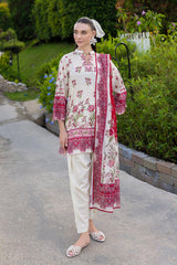 UAE-3 PIece Printed Lawn Suit