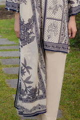 UAE-3 PIece Printed Lawn Suit
