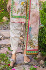 UAE-3 PIece Printed Lawn Suit