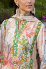 UAE-3 PIece Printed Lawn Suit