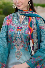 UAE-3 PIece Printed Lawn Suit