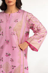 UAE-Lawn Gold Printed Co-Ord Set IUSTTS-2236