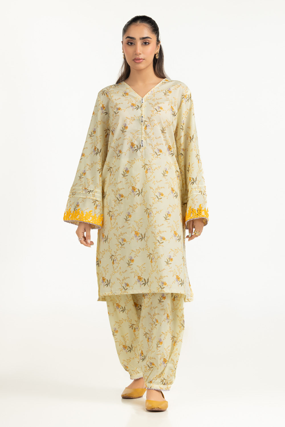UAE-Lawn Printed Co-Ord Set IUSTTS-2112