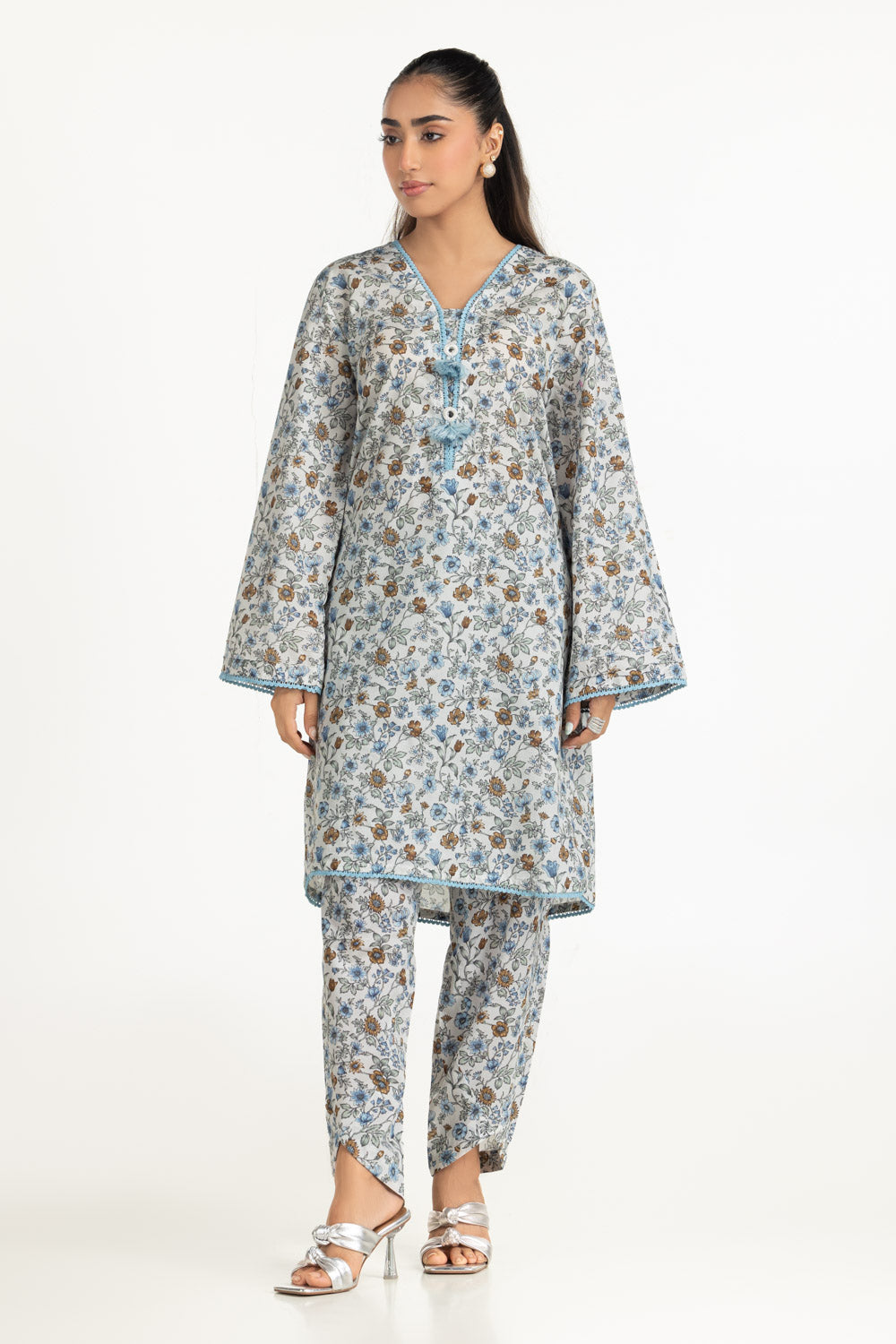 UAE-Lawn Printed Co-Ord Set IUSTTS-2124