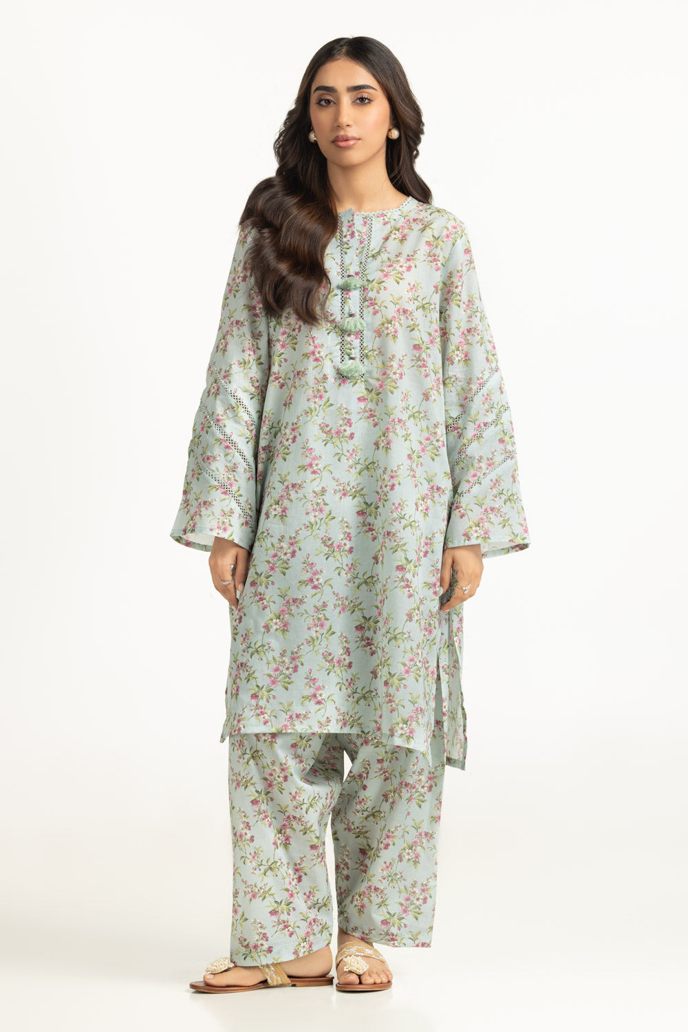 UAE-Lawn Printed Co-Ord Set IUSTTS-2126