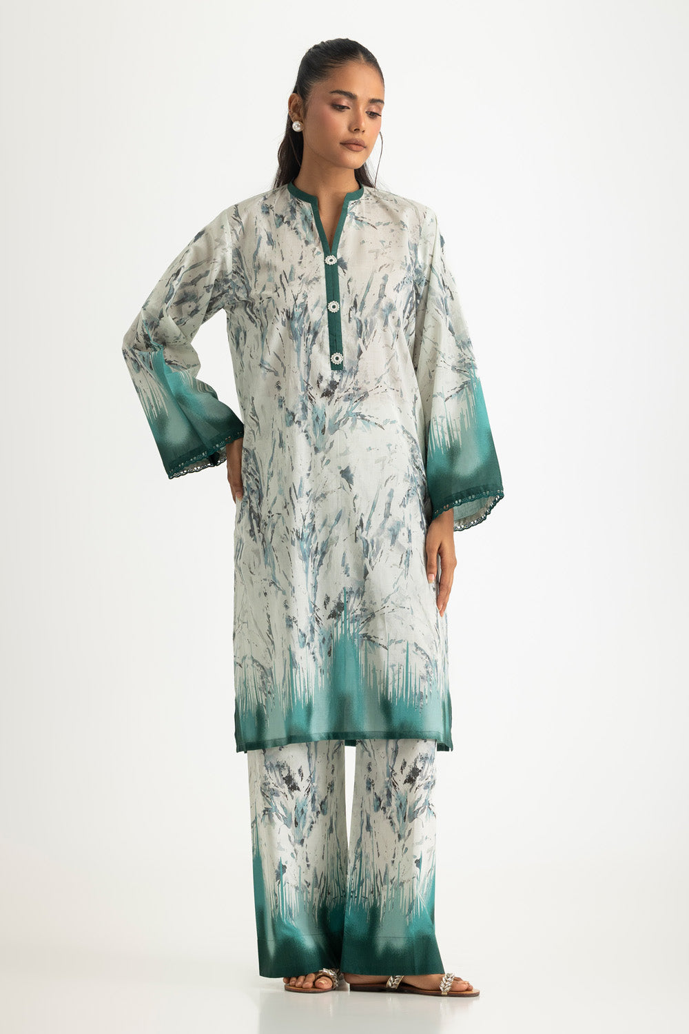 UAE- Lawn Printed Co-Ord Set