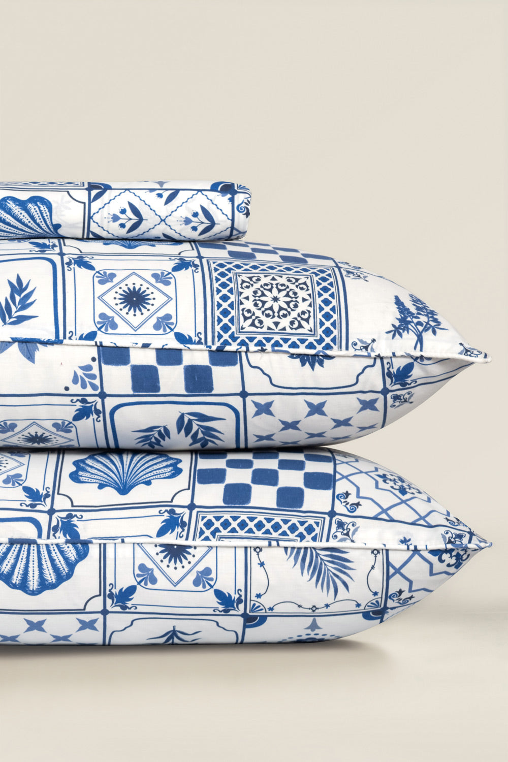 UAE-Marine Tiles T-150-1 Bed Sheet Set