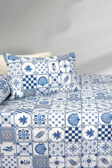 UAE-Marine Tiles T-150-1 Bed Sheet Set