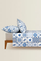 UAE-Marine Tiles T-150-1 Bed Sheet Set