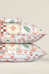 UAE-Marine Tiles T-150 Bed Sheet Set