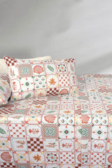 UAE-Marine Tiles T-150 Bed Sheet Set