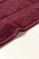 UAE-Maroon Dyed Bath Towel 25