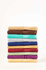 UAE-Maroon Dyed Bath Towel 25