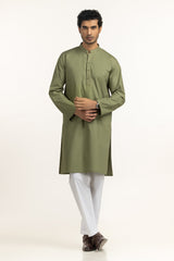 UAE-Regular Fit Basic Kurta KR-STY25-077
