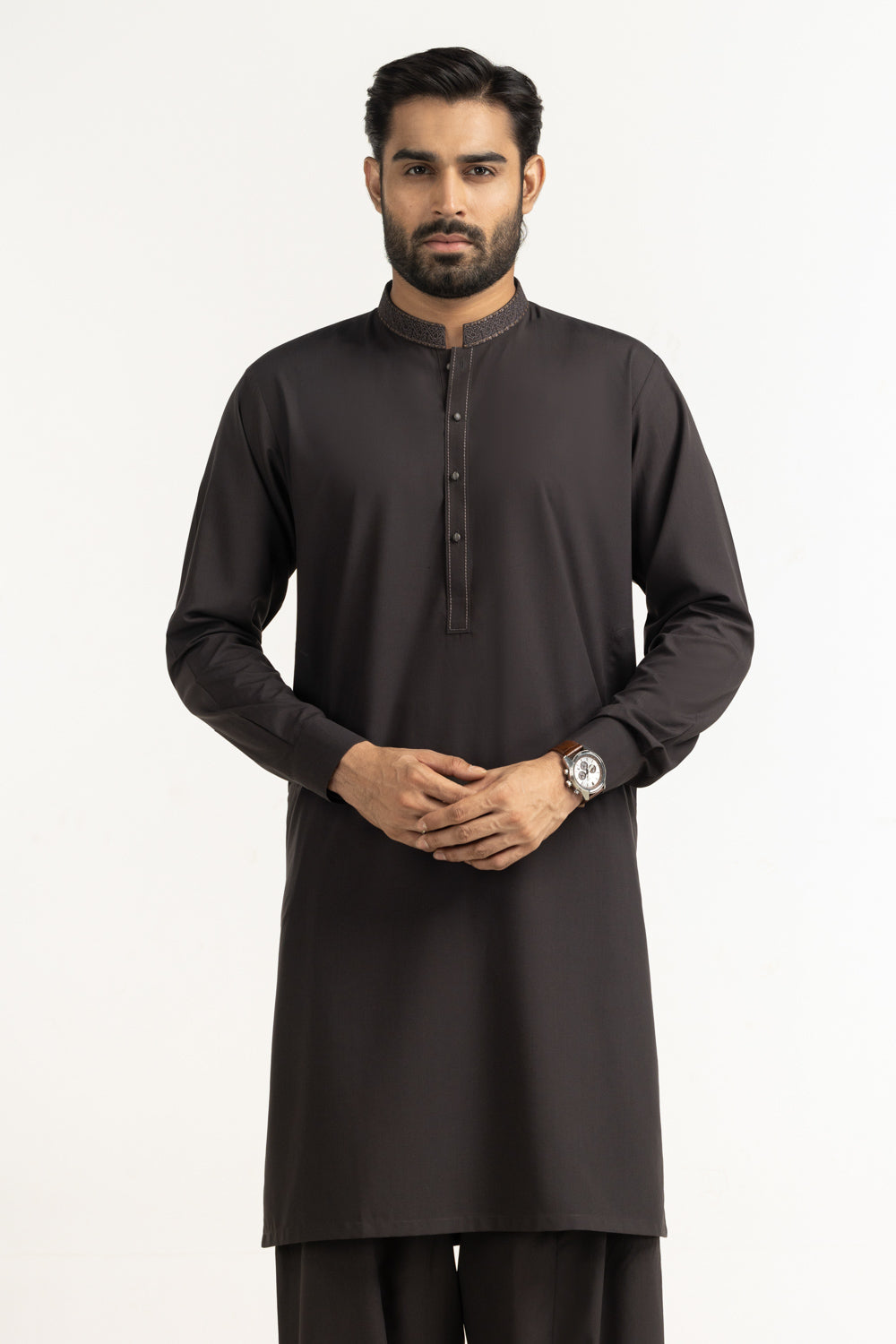 UAE-Regular Fit Embroidered Suits SK-EMB25-021