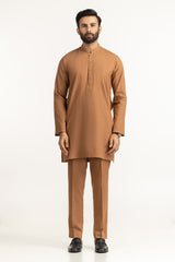 UAE-Short Length Kameez with Slim Straight Trouser Suit