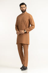 UAE-Short Length Kameez with Slim Straight Trouser Suit