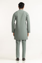 UAE-Short Length Kameez with Slim Straight Trouser Suit
