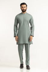UAE-Short Length Kameez with Slim Straight Trouser Suit