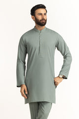 UAE-Short Length Kameez with Slim Straight Trouser Suit
