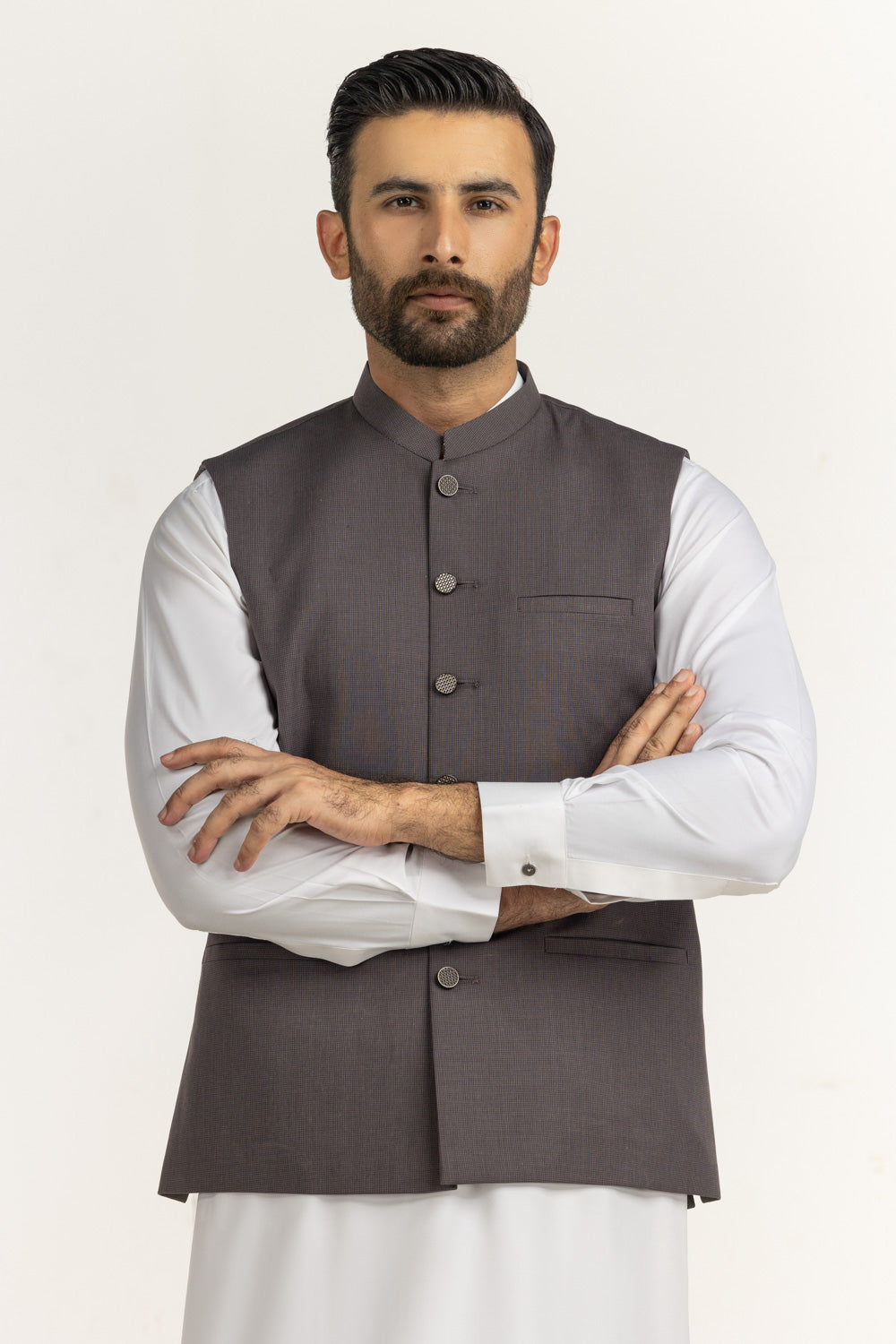 UAE-Regular Fit Basic Waistcoat WC-STY25-026