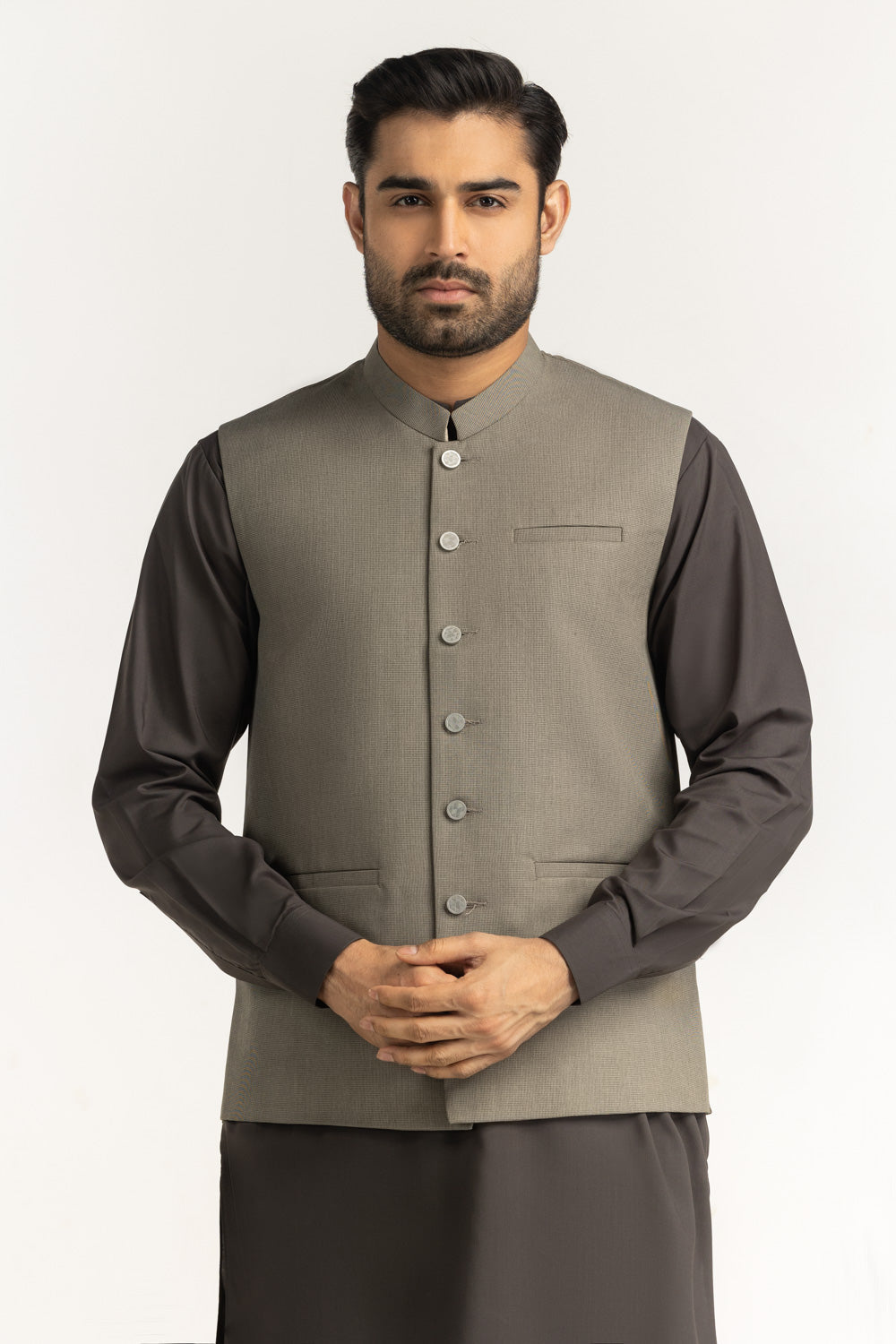 UAE-Regular Fit Styling Waist Coat