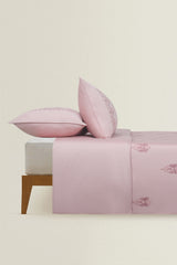 UAE-Morganite T-400 Embroidered Quilt Cover Set