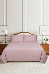 UAE-Morganite T-400 Embroidered Bed Sheet Set