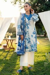 UAE-3 PIece Printed Lawn Suit