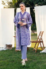 UAE-3 PIece Printed Lawn Suit