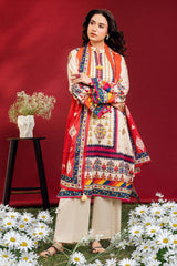UAE-3 PIece Printed Lawn Suit