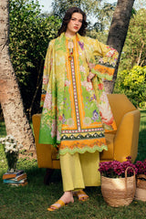 UAE-3 PIece Printed Lawn Suit