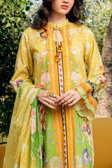 UAE-3 PIece Printed Lawn Suit