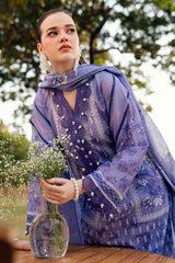 UAE-3 PIece Printed Lawn Suit
