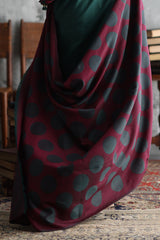 UAE-3 Piece Embroidered Khaddar Suit with Pashmina Jacquard Dupatta