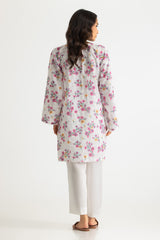 UAE- Rayon Printed Shirt With Embroidered And Dyed Trouser