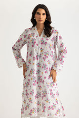 UAE- Rayon Printed Shirt With Embroidered And Dyed Trouser