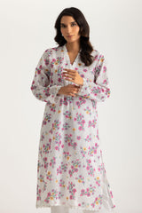 UAE- Rayon Printed Shirt With Embroidered And Dyed Trouser