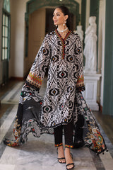 UAE-3 Piece Printed Lawn Suit