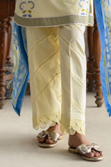 UAE-3 Piece Embroidered Lawn Suit with Chiffon Dupatta and Borders BM-62005