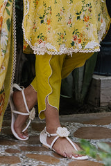 UAE-3 Piece Printed Lawn Suit with Printed Chiffon Dupatta and Embroidered Neckline BM-62011