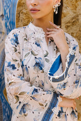 UAE-3 Piece Printed Lawn Suit with Printed Chiffon Dupatta BM-62007