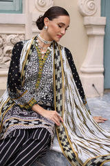 UAE-3 Piece Printed Lawn Suit with Chiffon Dupatta