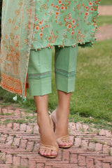 UAE-3 Piece Printed Lawn Suit with Chiffon Dupatta