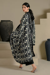 UAE-3 Piece Printed Corduroy Suit