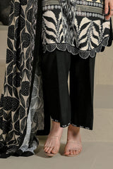UAE-3 Piece Printed Corduroy Suit
