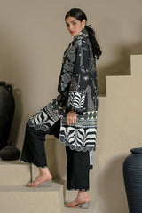 UAE-3 Piece Printed Corduroy Suit
